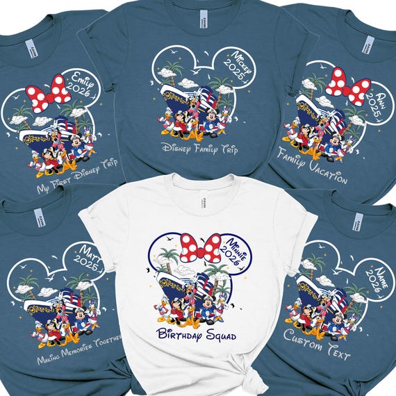 Disney Cruise Shirts, Disney Cruise Group Shirt, Disney Cruise 2026 Shirt, Disney Shirt, Family Matching Cruise Shirt, Cruise Custom Shirt