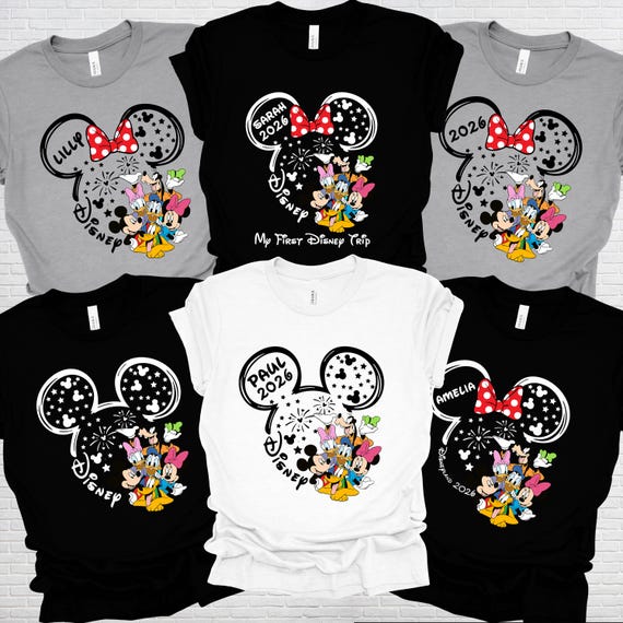 Custom Disney Trip Shirts, Disneyland Shirts, Disney Family Trip Shirt 2026, Disney Group Shirt , Disney Family Shirts, Disney Couple Shirt