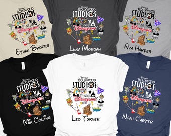 Custom Hollywood Studios Shirts, Custom Hollywood Studios Family Vacation Shirts, Disney Trip Shirts, Matching Hollywood Studios 2026 Shirts