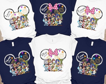 Custom Disney Epcot 2026 Shirts, Family Matching Epcot Shirt, Disney Epcot Matching Shirt, Disney Epcot 2026 Name Shirt, World Traveler Tee