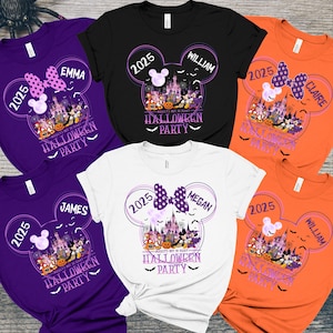 Custom Disney Halloween Shirt, Disney Halloween Party Shirt, Disneyland Shirt, Disney Halloween Matching 2025 Shirt, Family Halloween Shirt