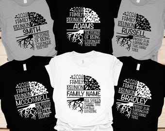 Custom Family Reunion T-Shirt: Personalized Matching Family Tees