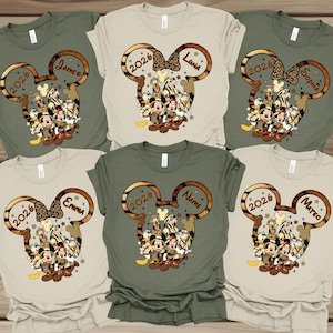 Personalized Disney Animal Kingdom Shirts, Custom Disney Safari Shirts, Animal Kingdom Family Shirt, Disneyworld Safari Shirt, Safari Tee