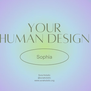 Human Design Reading - Vollständige PDF-Anleitung Ihres Designs und aufgenommenes Reading