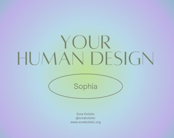 Personalized Human Design Reading - Full Guide & Audio (PDF Download)