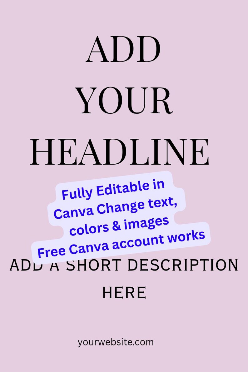 25 Pinterest Pin Templates Canva | Blog & Affiliate Marketing (digital ...