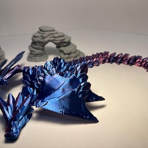 3d printed articulated flexi Wyvern Dragon - winged