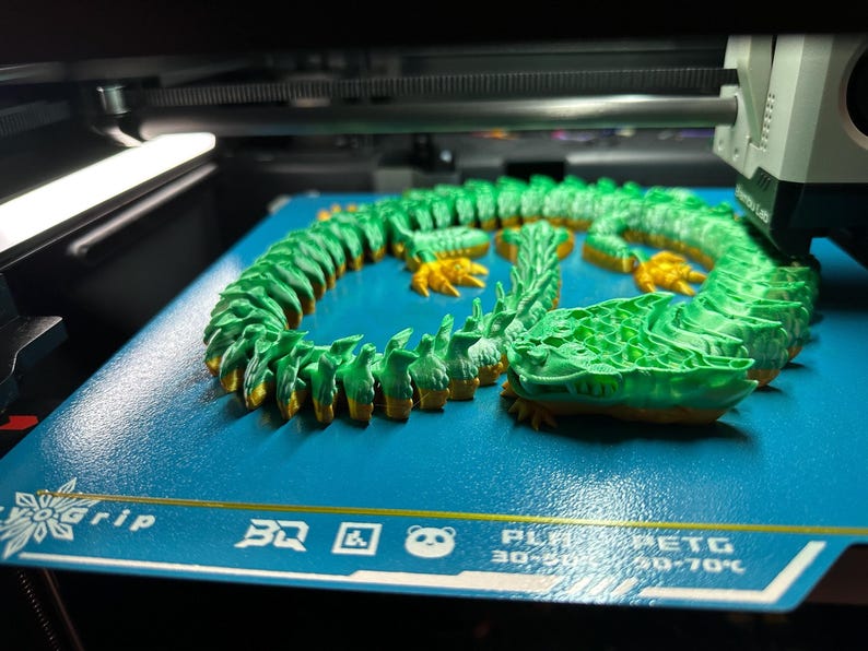 3d Printed Articulated Flexi Imperial Dragon - Lowest Price on Etsy for ...