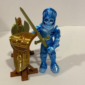 3d printed Articulated Flexi Knights and Skeleton Knights