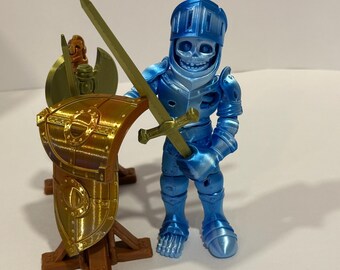 3d printed Articulated Flexi Knights and Skeleton Knights