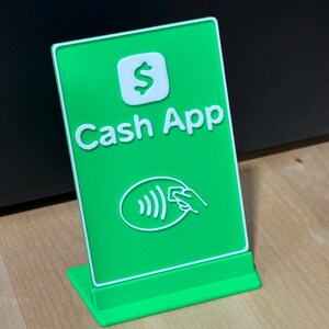 Tap to Pay NFC payment tabletop card - Perfect for Farmers Markets and Vendor Fairs image 3