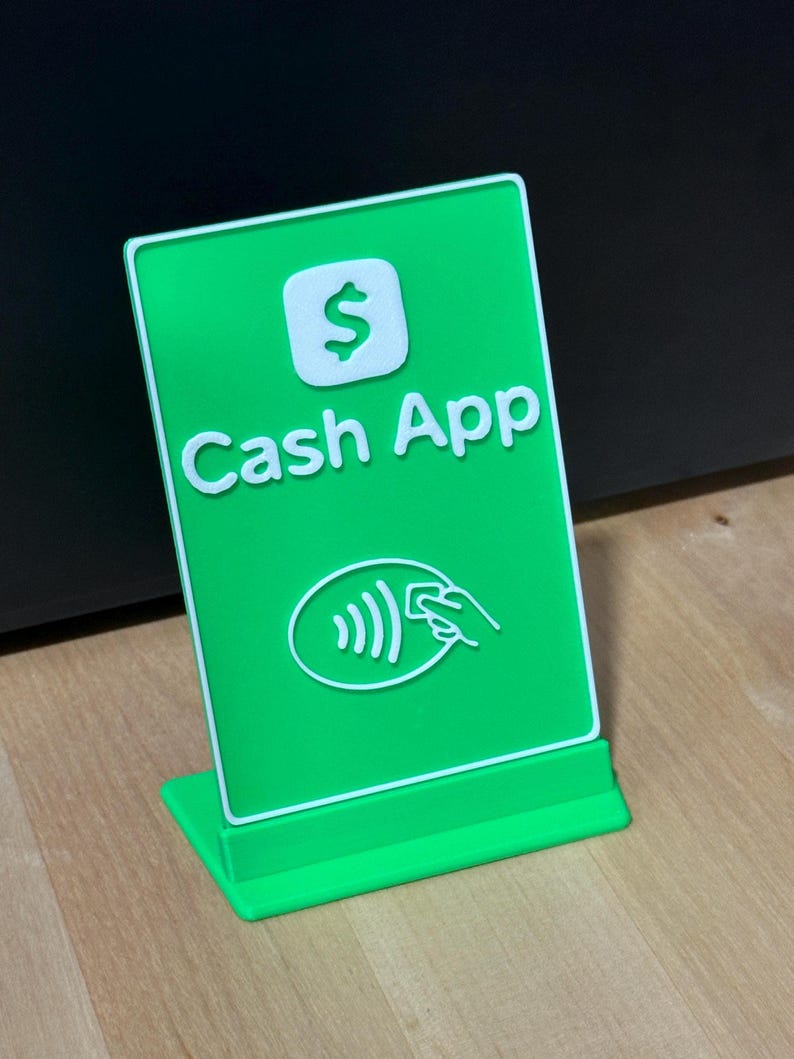 Tap to Pay NFC payment tabletop card - Perfect for Farmers Markets and Vendor Fairs image 3