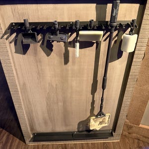 Aquarium tool holder fits Hygger Carbon Fiber 6 in 1 Cleaning Kit