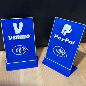 Tap to Pay NFC payment tabletop card - Perfect for Farmers Markets and Vendor Fairs image 2