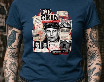 Ed Gein Plainfield Wisconsin PNG, True Crime Butcher Farmhouse Tshirt Sublimation Design File