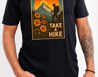 Take A Hike PNG: Outdoor Life Digital Download for T-shirts (4500x5400 px)