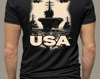 Military Aircraft Carrier PNG, USA Armed Forces Design (Digital Download)