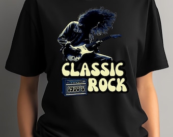 Vintage Rock Gitarre PNG - 70s Music Lover Digital T-Shirt Art