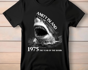 Amity Island JAWS PNG : Design Retro Shark Week (téléchargement numérique)