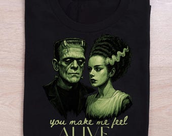 Frankenstein & Bride PNG : téléchargement numérique de monstres universels rétro