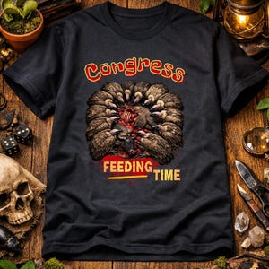 Congress Vultures Political Shirt • Anti‑Corruption Graphic Tee • Bold Satire Design • PNG (Digital Download)