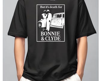Camiseta vintage de Bonnie y Clyde – Gráfico retro de gánster (Descarga digital)