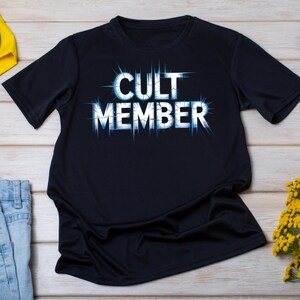 Cult Member PNG: True Crime T-Shirt Design (Digital Download)