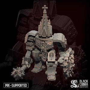 Exiled Walking Sanctuary - Iron Trenchers | Scaled for Trench Crusade Trench Pilgrims | BlackCobraMiniatures