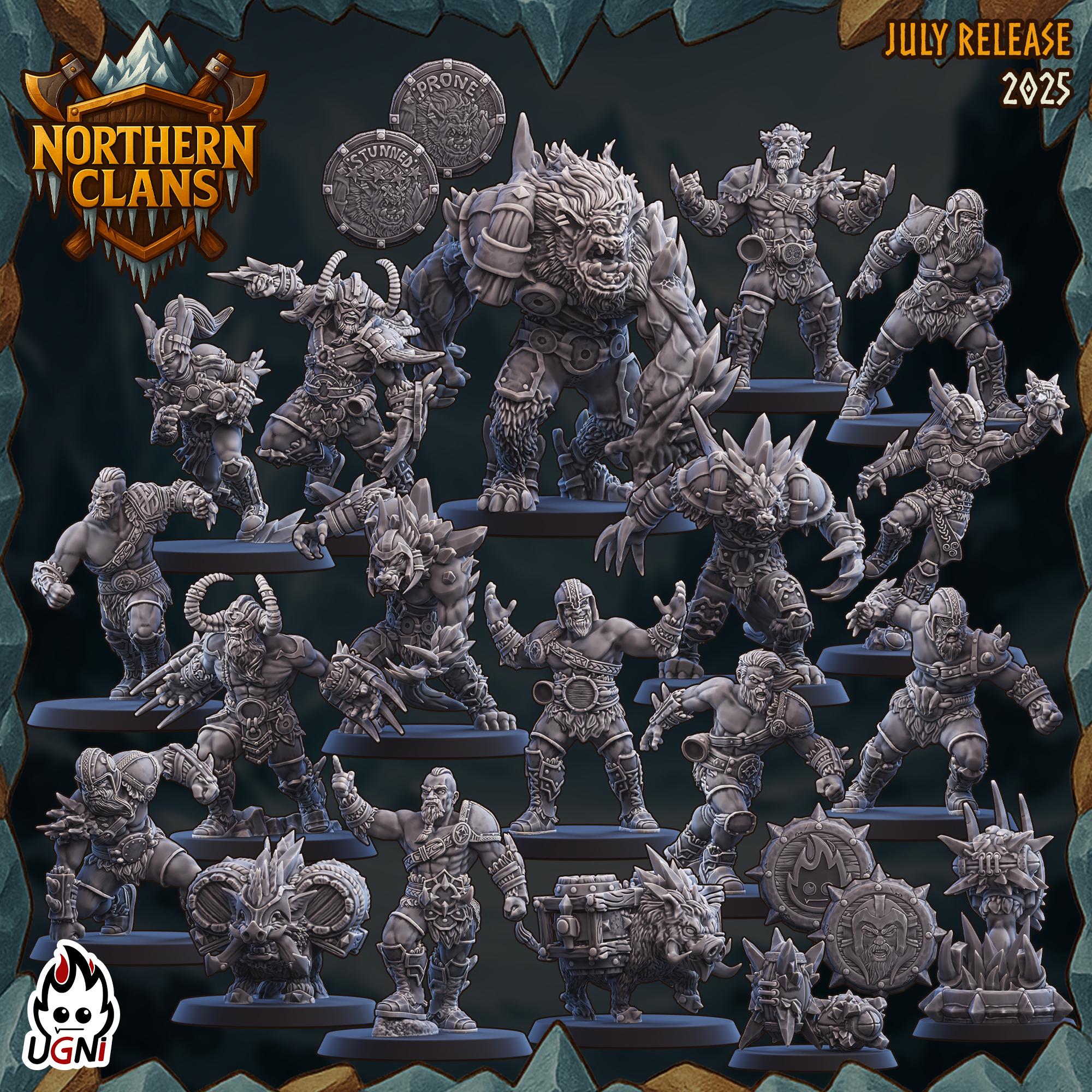 Northern Clans Norse Team - Fantasy Football  - Designed by Ugni