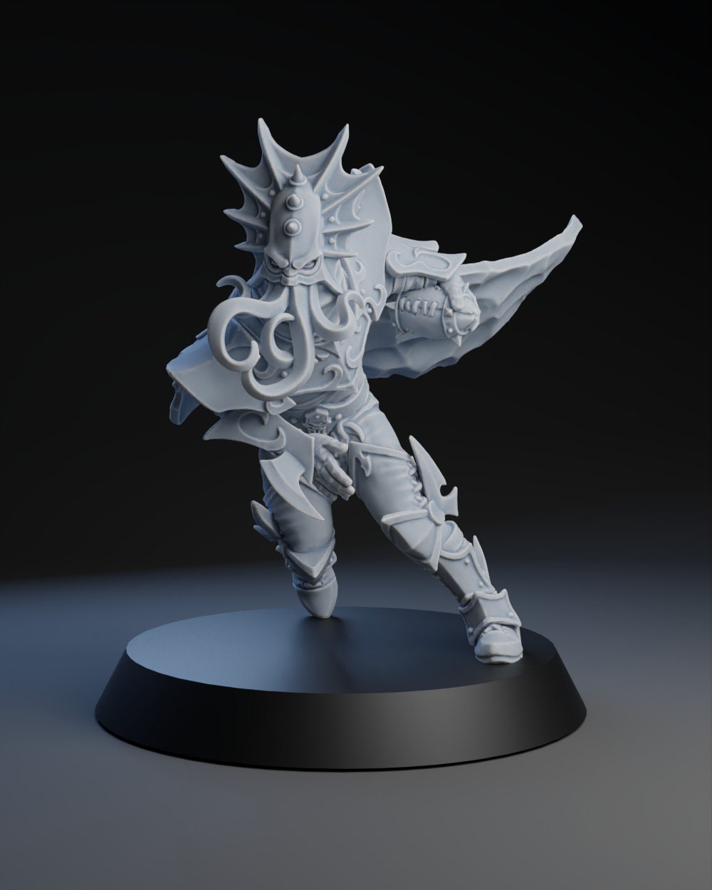 Elf Squid - Star Player - Fantasy Football  - Designed by Brutefun Miniatures