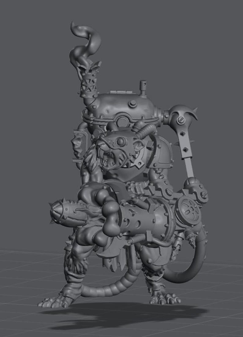 Techrats Throwers Fantasy Football Designed by Brutefun Miniatures Etsy