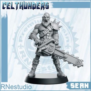 Chainsaw Sean - Star Player - Fantasy Football  - Designed by RN Estudio