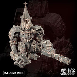 Exiled Walking Sanctuary 2 - Iron Trenchers | Scaled for Trench Crusade Trench Pilgrims | BlackCobraMiniatures