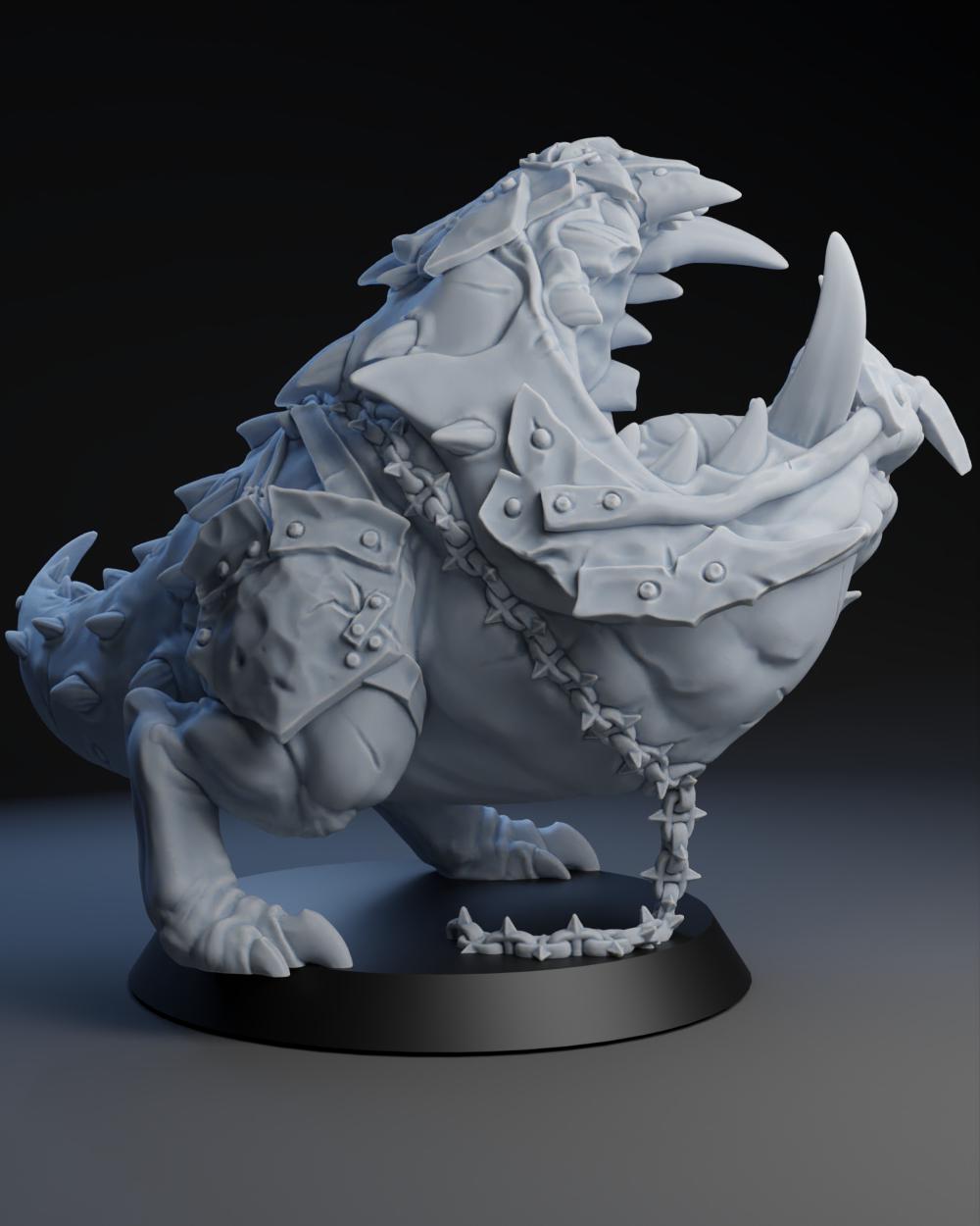 Monster Squig Great Cave Beast from Fearsome Fungitz Team - Fantasy Football  - Designed by Brutefun Miniatures