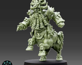 Doom Dwarves Bull Horses x2 - Fantasy Football  - Designed by Realm of Paths