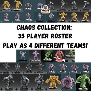 Custom Chaos Collection - Play as 4 Different Teams - Fantasy Football  - Designed by Realm of Paths