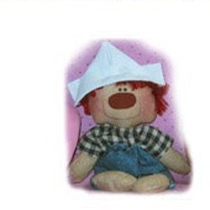 Mini Ornament Raggedy Ann Andy doll pattern PDF Epattern about 5&quot;