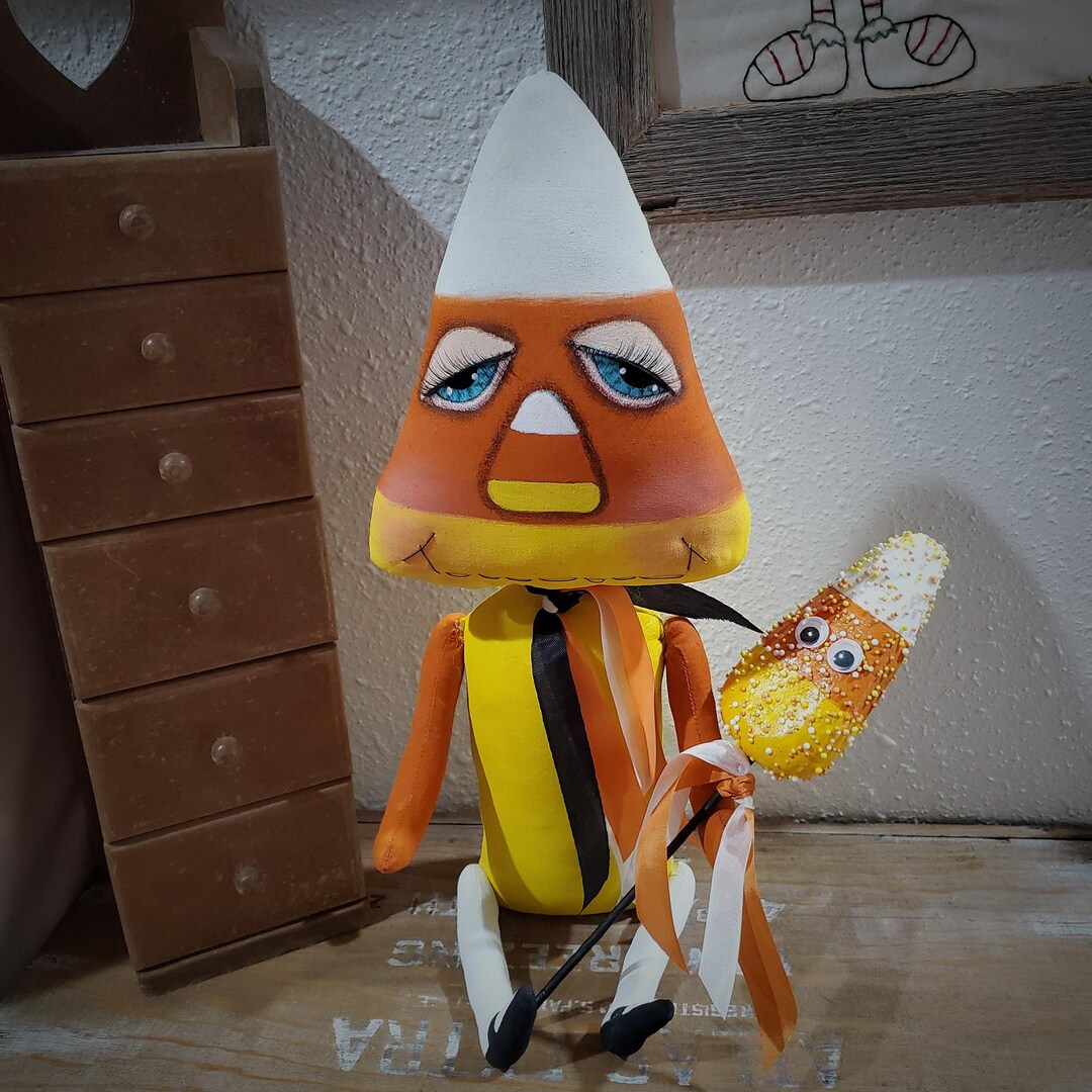 Primitive Candy Corn Doll 13" Tall Fall Decor Epattern Pattern PDF - Etsy