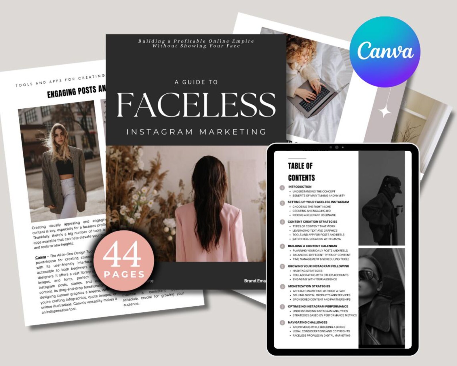 Faceless Instagram Marketing Guide - 44 Page E-book With Master Resell ...