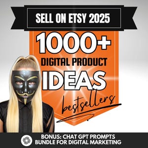 1000 Rentable Digitale Produktideen | Master Weiterverkaufsrechte | Geld verdienen mit Canva und Chat GPT | Rentable Nischen | Passives Einkommen 2024