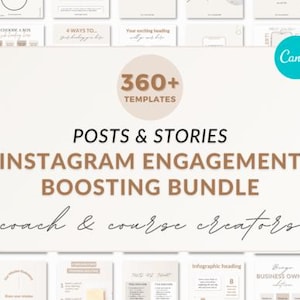 コーチング Instagram テンプレート、Canva テンプレート、ライフ コーチ Instagram テンプレート、コーチング ビジネス、コーチ Instagram 投稿、コーチング テンプレート