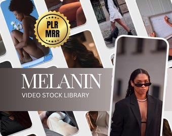 1500+ Melanin Faceless Reels: Instagram Video Templates (MRR PLR)