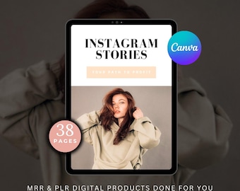 Instagram ストーリー 電子書籍（マスター再販権、MRR、プライベート ラベル権、PLR 付き）Instagram ストーリー ガイド パッシブ インカム戦略