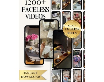 1200+ Aesthetic Faceless Videos, Instagram Reels Templates (MRR)
