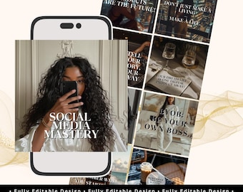 メラニン フェイスレス Instagram 投稿テンプレート、フェイスレス マーケティング、マスター再販権、PLR 製品、Done For You デジタル製品 MRR DFY