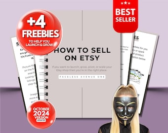 How To Sell Products And Rank 1st On Etsy Search Page, Etsy Shop Seller Help Selling Guide, How To Rank On Etsy Shop Seller Handbook