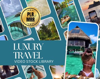 1100+ Travel Videos Photo Bundle for Instagram Reels, Faceless Digital Marketing Videos Master Resell Rights, MRR/PLR, Canva