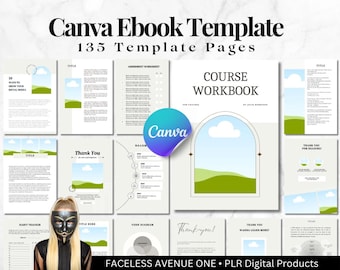 Canva Ebook Template: Course Workbook & Lead Magnet (Digital Download)