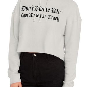 Reputation Taylor&#39;s version Cropped Hooded Sweatshirt