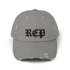 REP Reputation Unisex Distressed Cap Hat